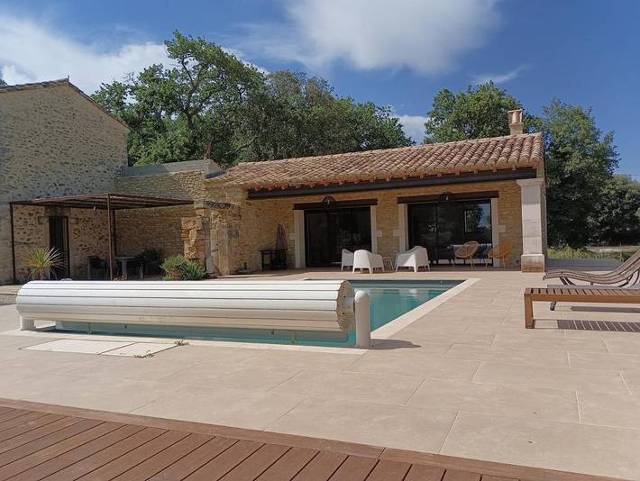 Maison de vacances pour 4 personnes, avec Terrasse ainsi que Jardin et Piscine à Grignan