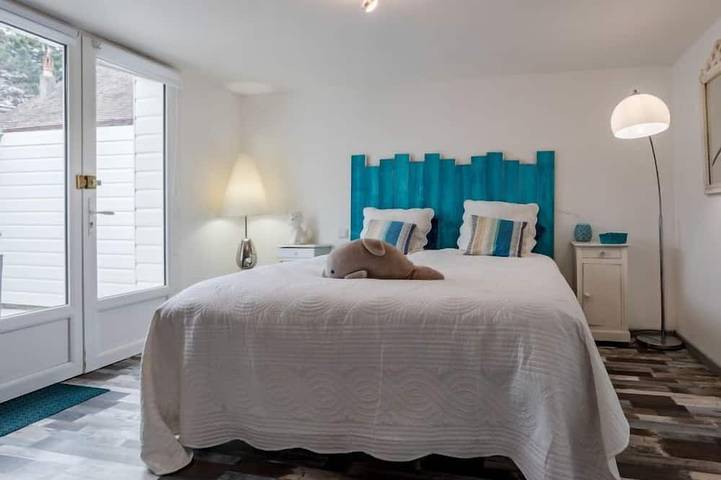 La Villa bleue in Merville-Franceville-Plage, Région de Caen