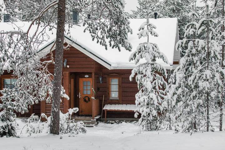 Chalet pour 8 personnes, avec jacuzzi ainsi que sauna et jardin à Rovaniemi - 4