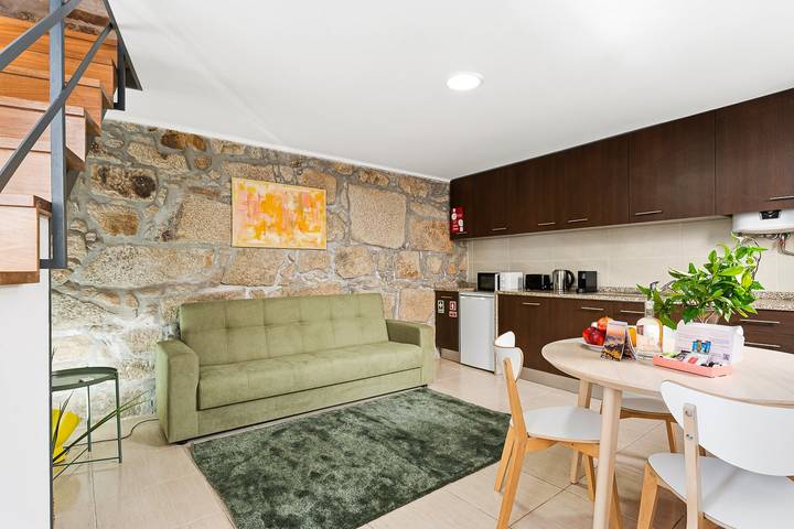 Apartamento estúdio para 4 pessoas, com Jardim no Porto