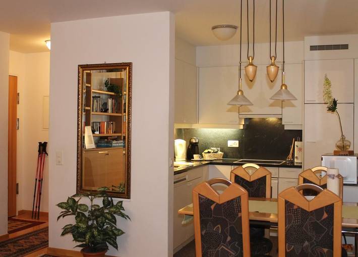 Vakantiewoning voor 3 personen, met tuin in Pontresina