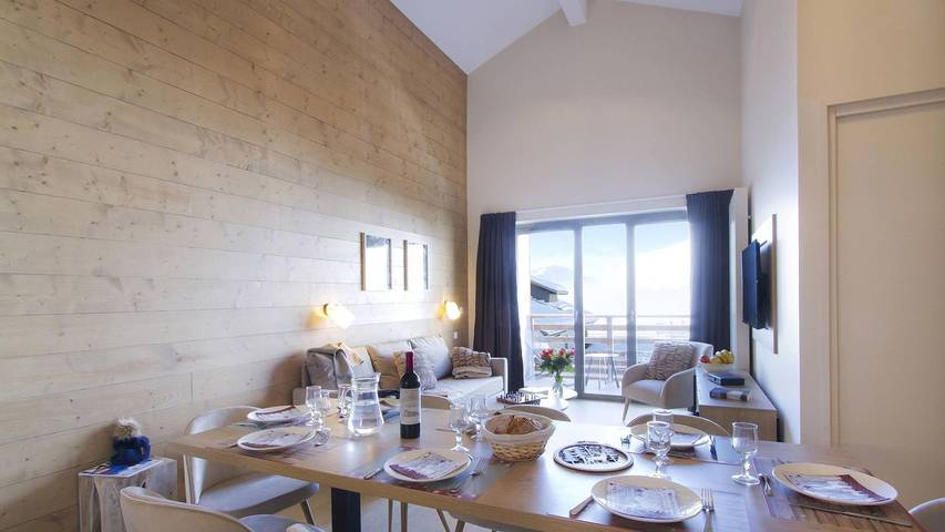 Chalet pour 11 personnes, avec piscine et balcon à Huez - 4