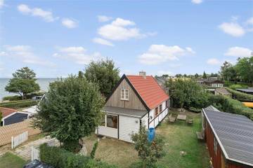 Ferienhaus mit Meerblick für 2 Personen, mit Balkon auf Seeland