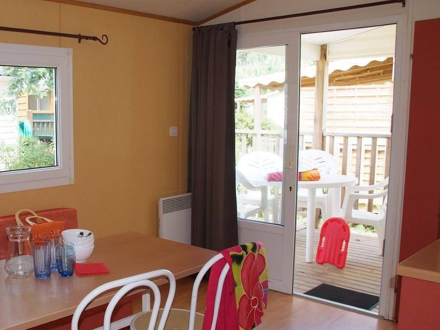 Camping Tikayan Félix de la Bastide - Stacaravan 6 personen - Montana Eco - 2 slaapkamers - Tv - Clim in Saint-Mitre-les-Remparts, Istres en omgeving