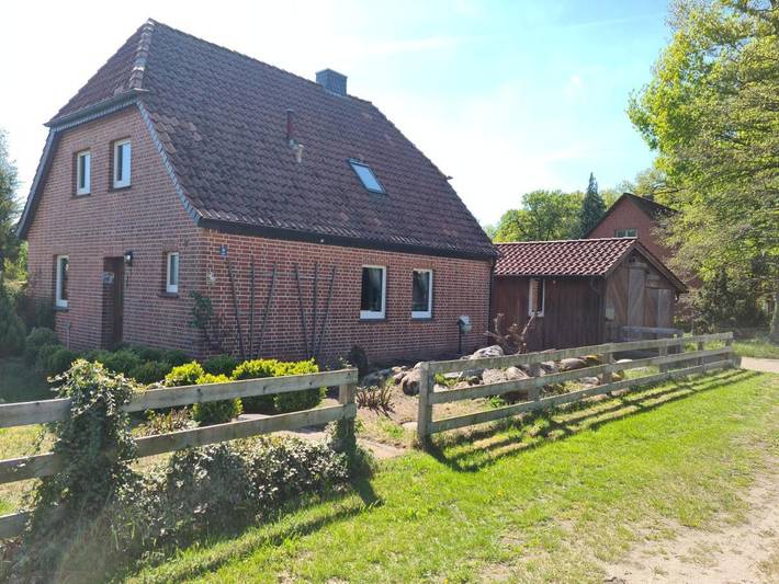 Ferienhaus, mit Terrasse und Garten sowie Ausblick in Eschede