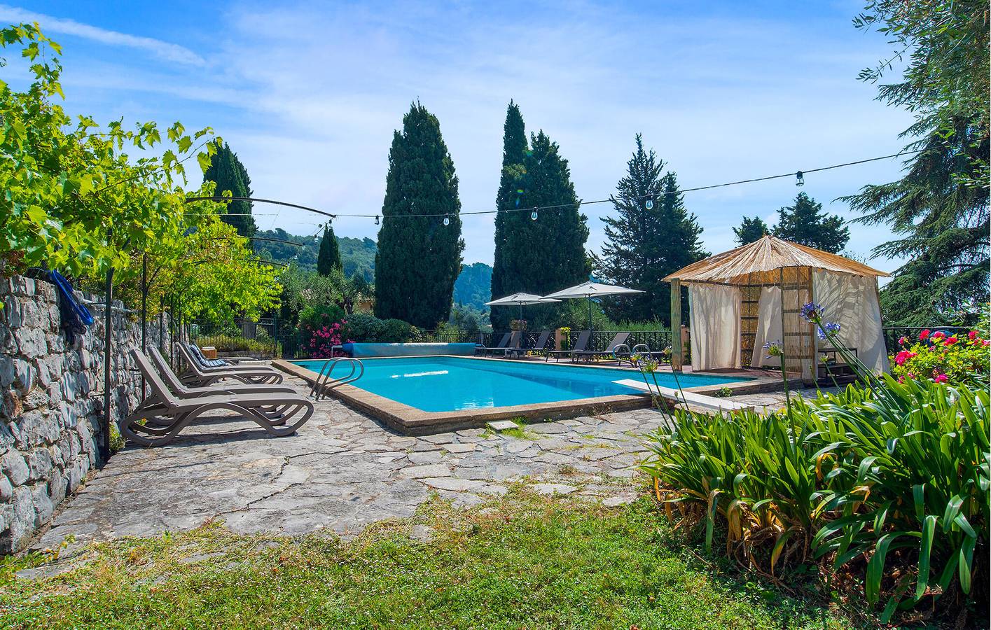 Wohnung mit Meerblick, Pool und Terrasse in Grasse in Grasse, Cannes und Umgebung