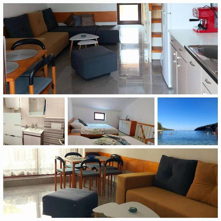 Ferienwohnung für 5 Personen, mit Ausblick und Balkon in Duga Uvala