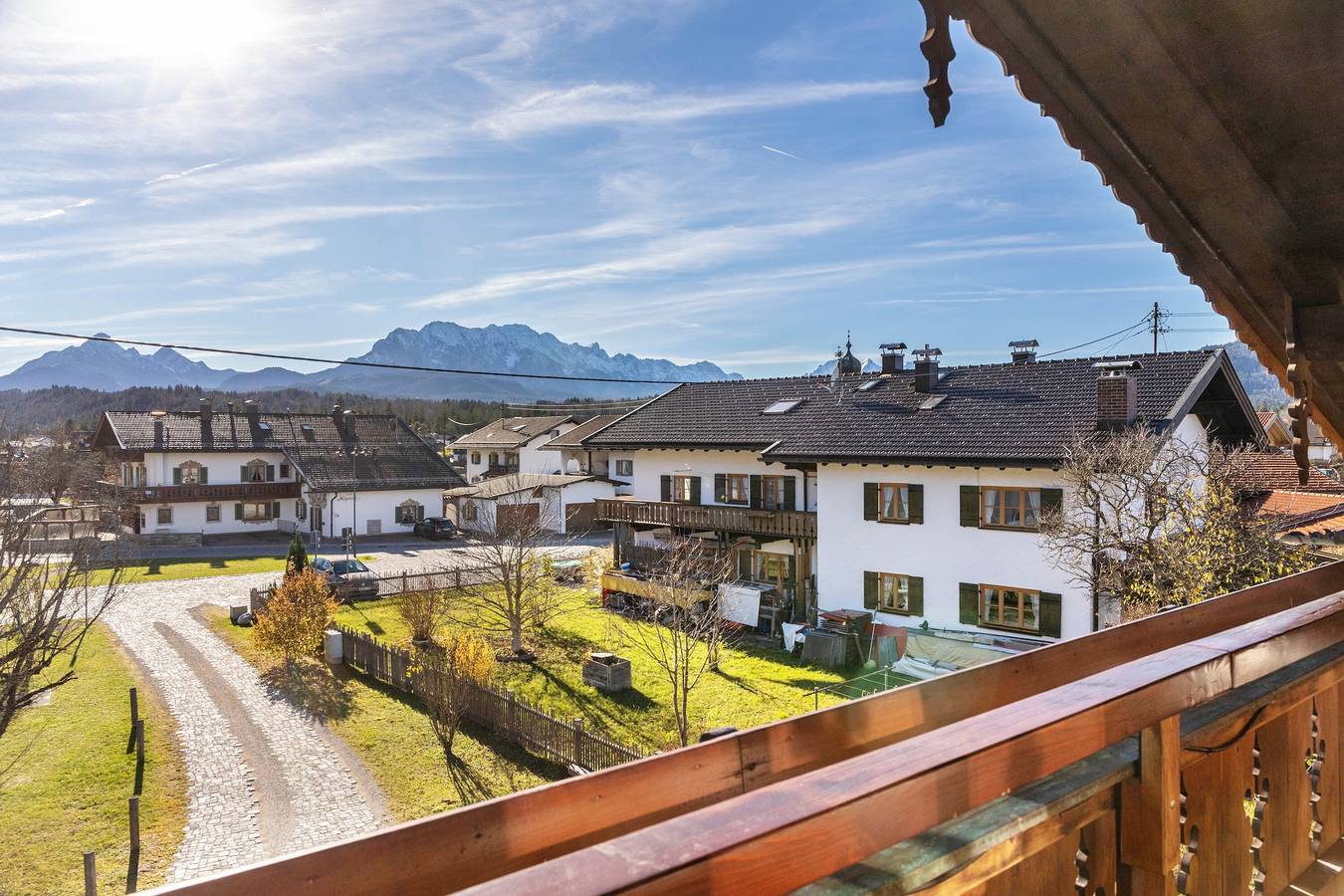 Entire apartment, Apartment '4' with Mountain View, Balcony and Wi-Fi in Krün, Bavarian Alps