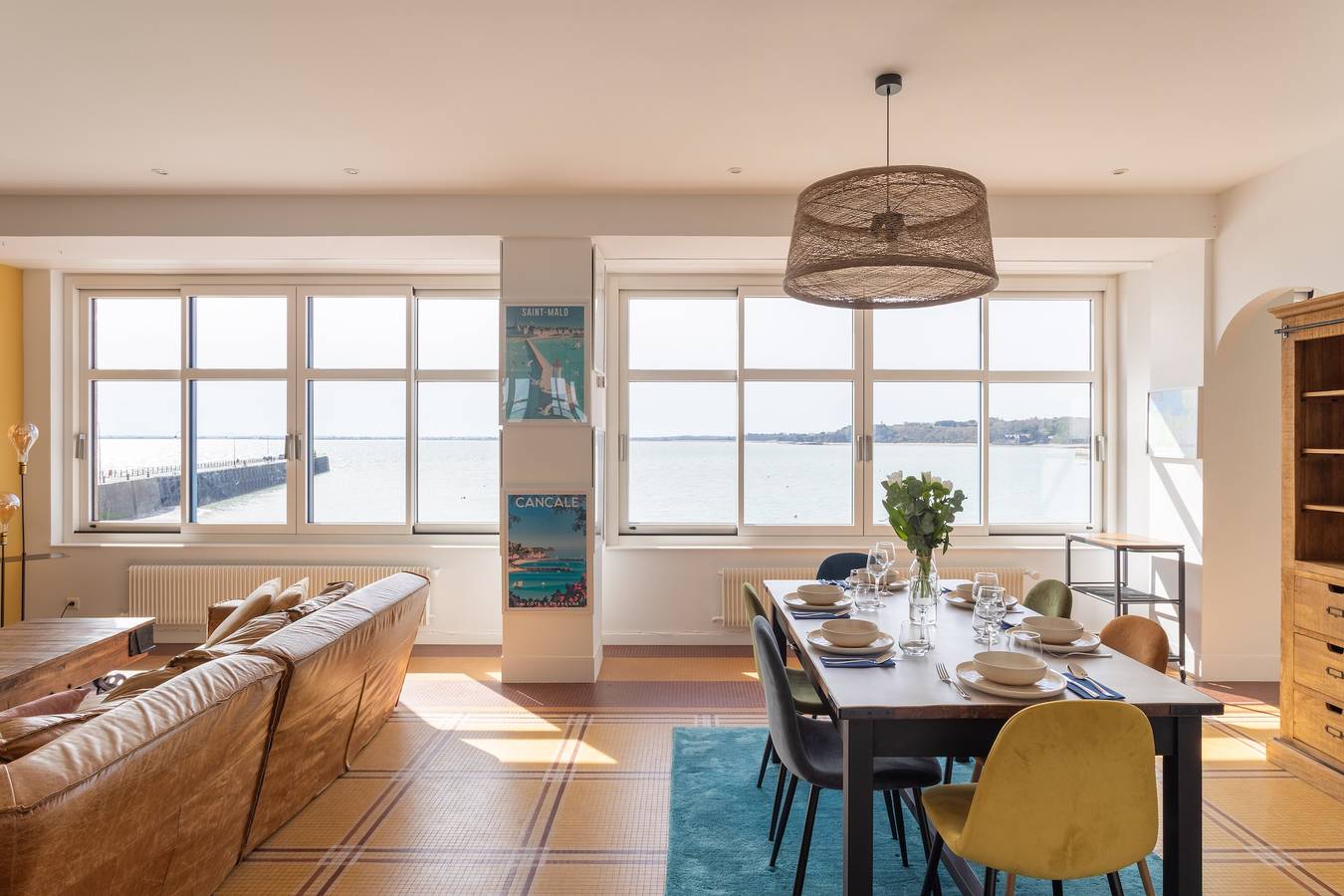 Appartement entier, L'Amirauté - Vue imprenable sur la mer in Cancale, Baie du Mont-Saint-Michel
