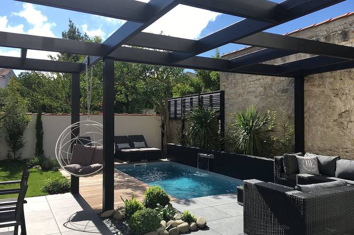 Ferienhaus für 6 Personen, mit Garten und Balkon