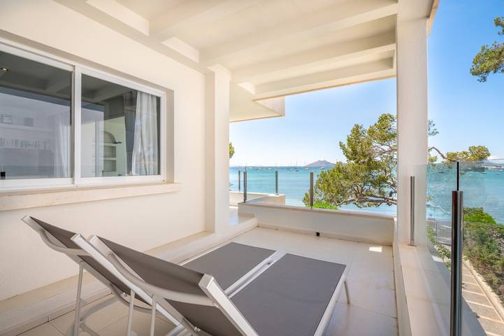 Ganze Wohnung, Apartment Isabela 3 habitaciones mit Meerblick, Klimaanlage, Wlan und Terrasse in Port de Pollença, Pollença