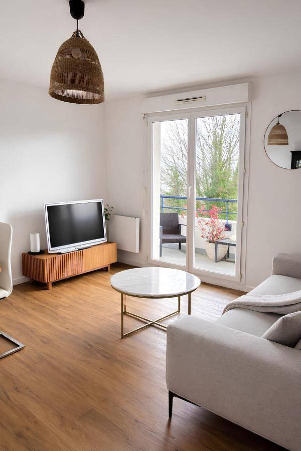 Gîte pour 2 personnes, avec Balcon et Vue à Canteleu