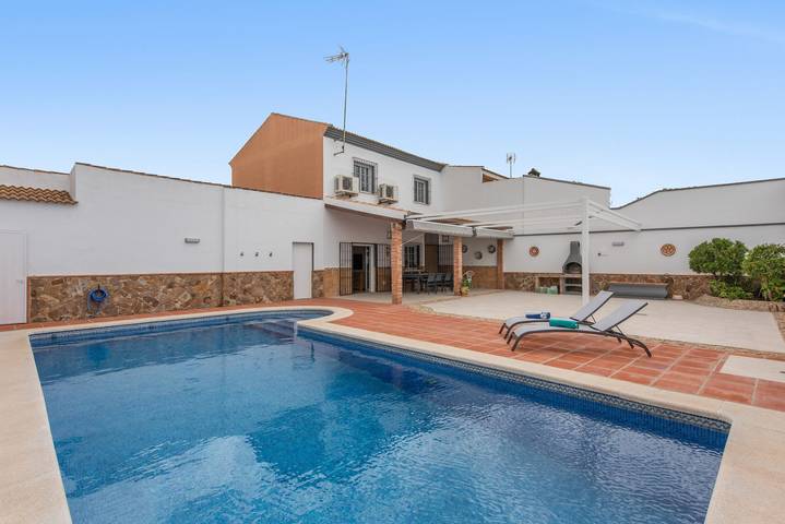 Ferienhaus für 7 Personen, mit Balkon