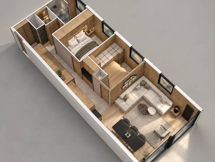 Ganze Wohnung, Zentrales Apartment, nahe Pisten, mit WLAN, bis zu 6 Personen in Val-d'Isère, Vanoise-Massiv
