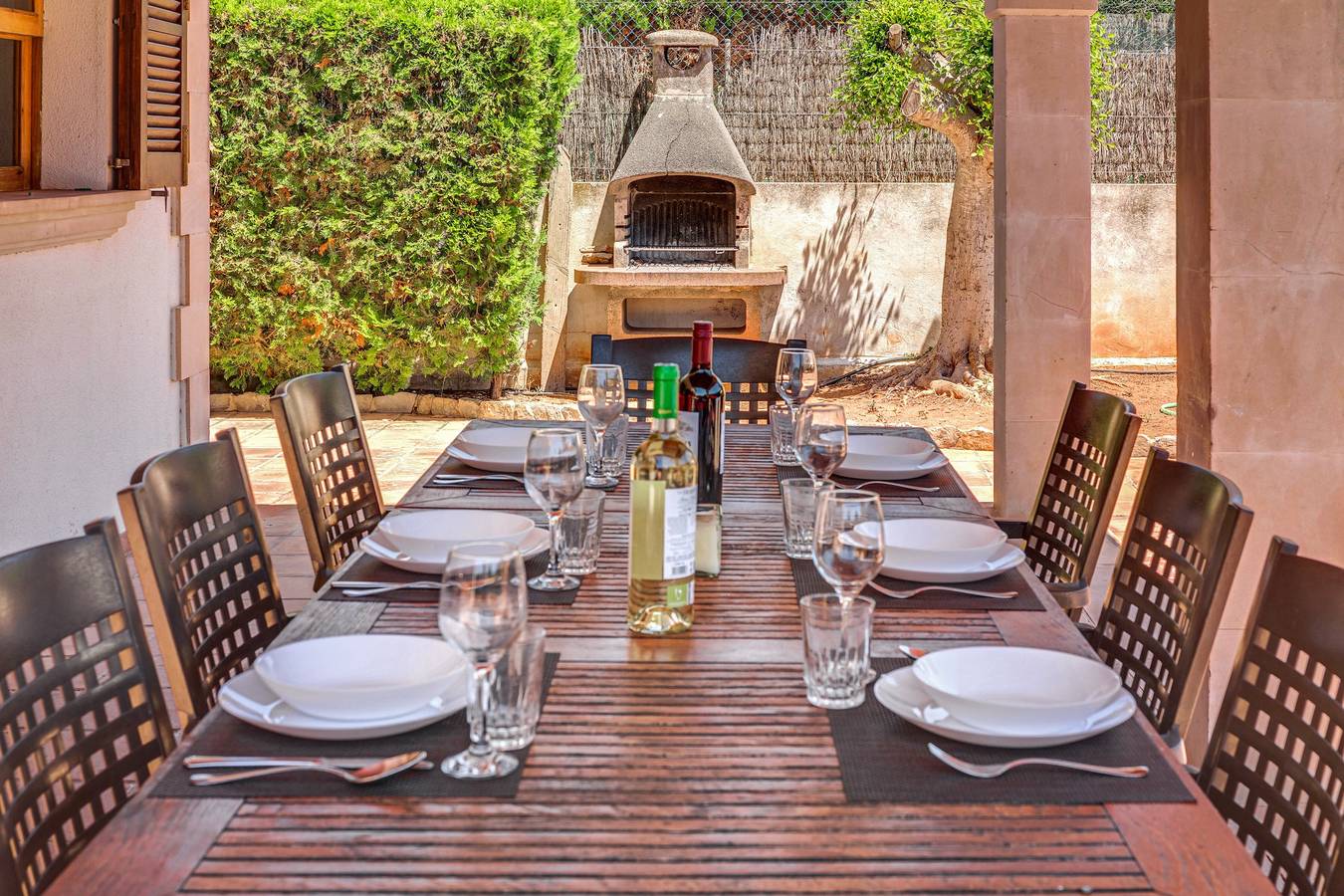 Casa de férias Villa Isabel com piscina, Wi-Fi, Jardim & Terraço in Sa Ràpita, Campos (Espanha)