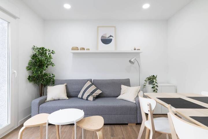 Ganze Wohnung, Apartamento Ría De San Cosme Laxeira mit Bergblick, Gemeinschaftsgarten und Klimaanlage in San Cosme de Outeiro, Outes