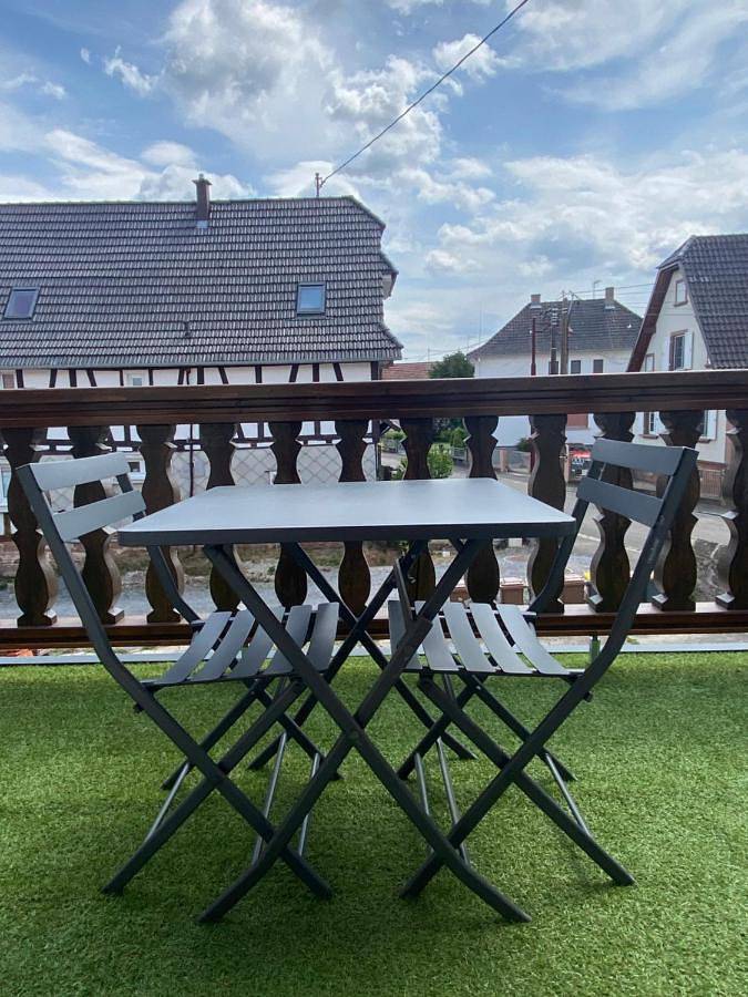 Gîte pour 3 personnes, avec terrasse et vue, animaux acceptés à Schleithal - 4