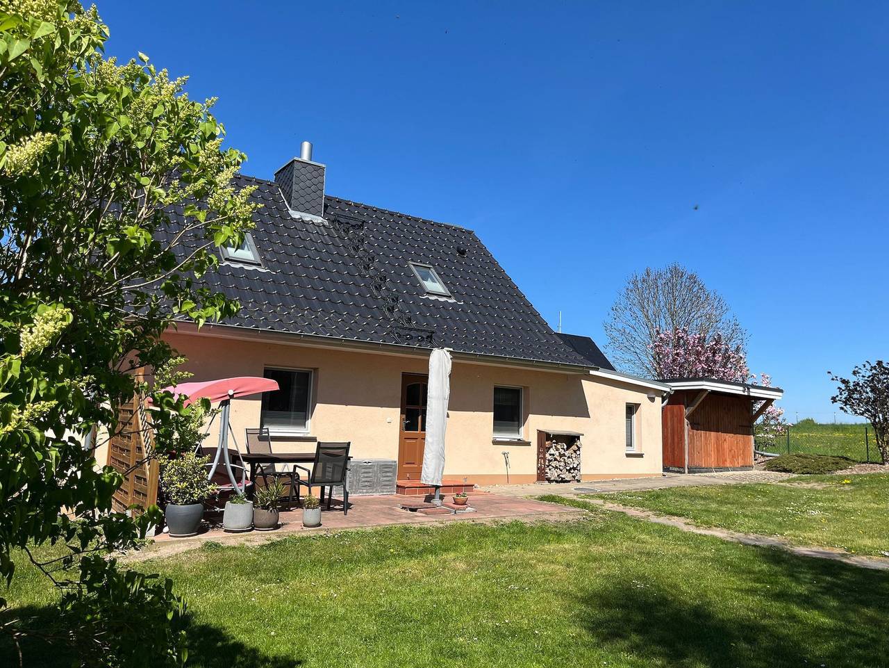 Ganze Ferienwohnung, Urlaub Natur Pur Ovs 115 - 2-Raum-Ferienhaus bis 5 Pers. in Blowatz, Neuburg