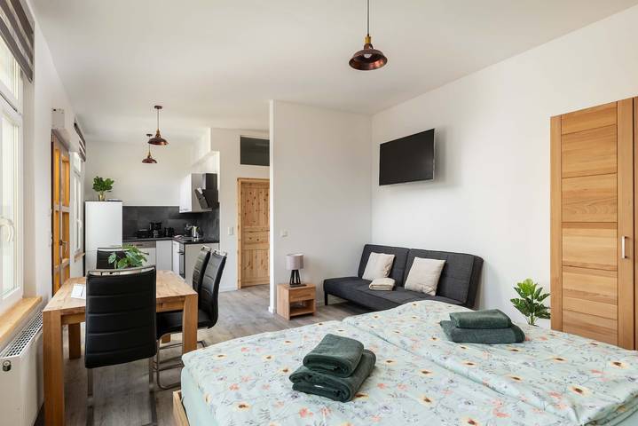 Vakantiewoning voor 4 personen, met Tuin en Sauna in Leipzig