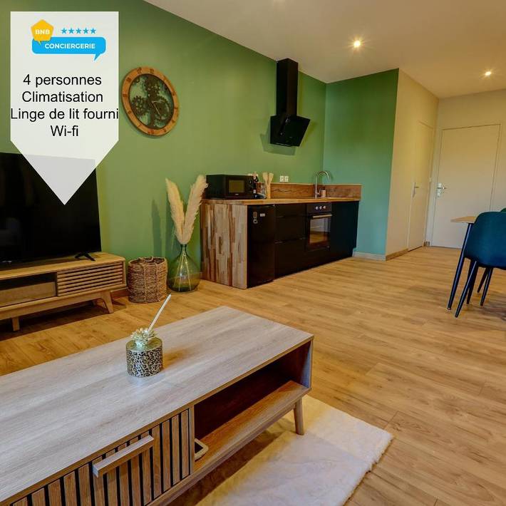 Gîte pour 4 personnes, avec terrasse dans Faramans (Ain)