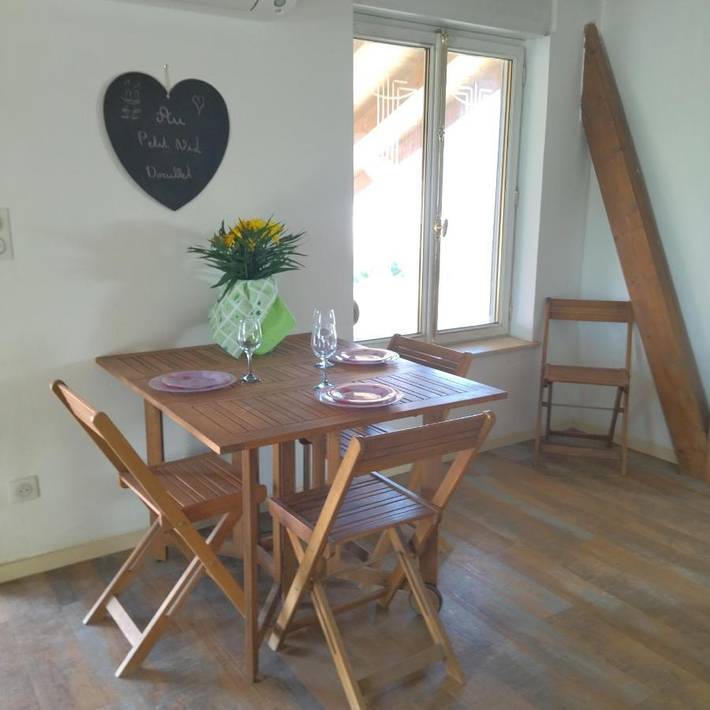 Gîte pour 3 personnes, avec piscine ainsi que terrasse et vue à Seltz - 3