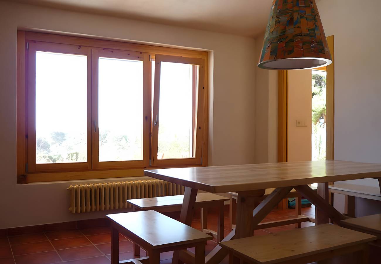 Maison de campagne "Lluna" avec vue sur les montagnes, piscine partagée et Wi-Fi in Ibi, Alicante l'intérieur des terres