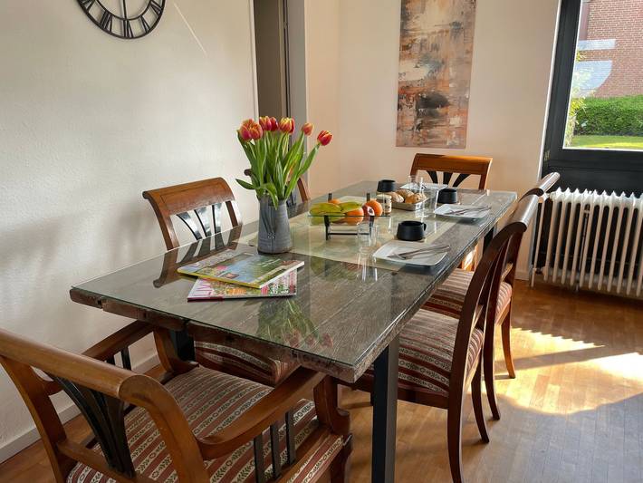 Ferienhaus mit meerblick für 4 Personen, mit Balkon und Terrasse sowie Garten am Jadebusen - 4