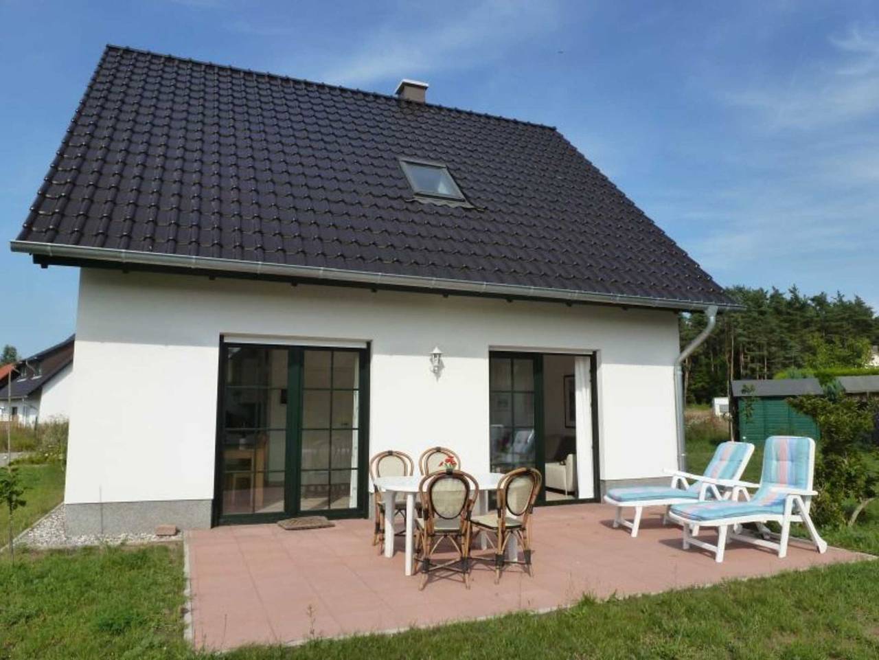 Ganze Ferienwohnung, Ferienhaus Haffidyll - Ferienhaus Haffidyll in Usedom Stadt, Usedom