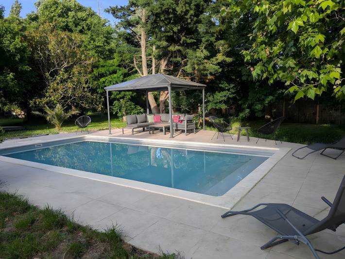 Ferienhaus für 9 Personen, mit Whirlpool und Garten am Canal du Midi