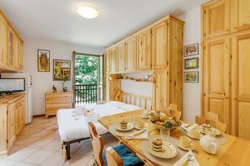 Gîte pour 4 personnes, avec balcon à Oulx