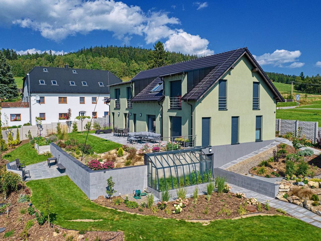 Ganze Wohnung, Chalet Houbovy vrch in Oberplan, Nationalpark Böhmerwald
