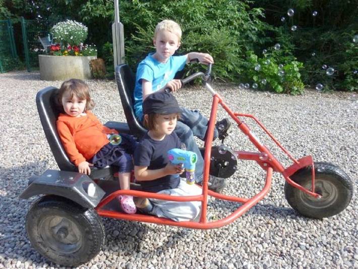 Ferienwohnung für 4 Personen, mit Ausblick und Garten, kinderfreundlich in Gremersdorf - 2