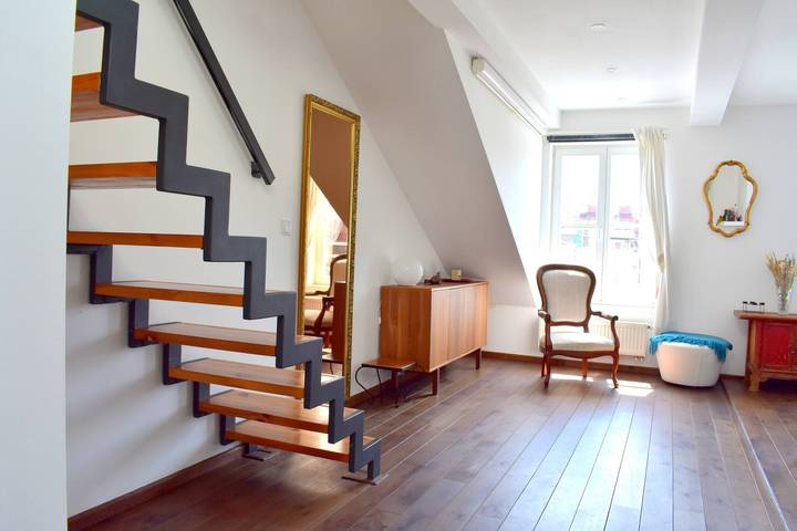 Ganze Wohnung, Dachterrassen-Loftwohnung, Heimkino in Prag, Mittelböhmen
