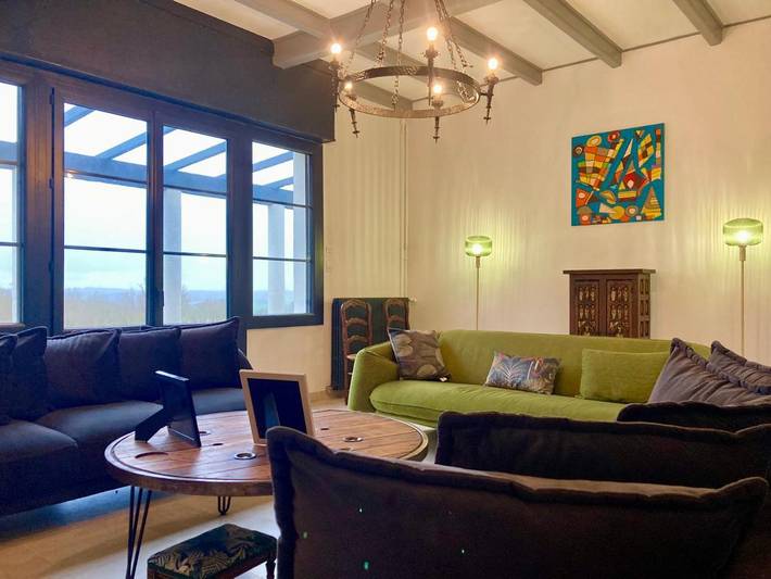 Location de vacances pour 10 personnes, avec Terrasse ainsi que Jardin et Vue à Aignan - 4
