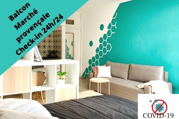 Gîte pour 4 personnes, avec terrasse dans Office De Tourisme De Toulon