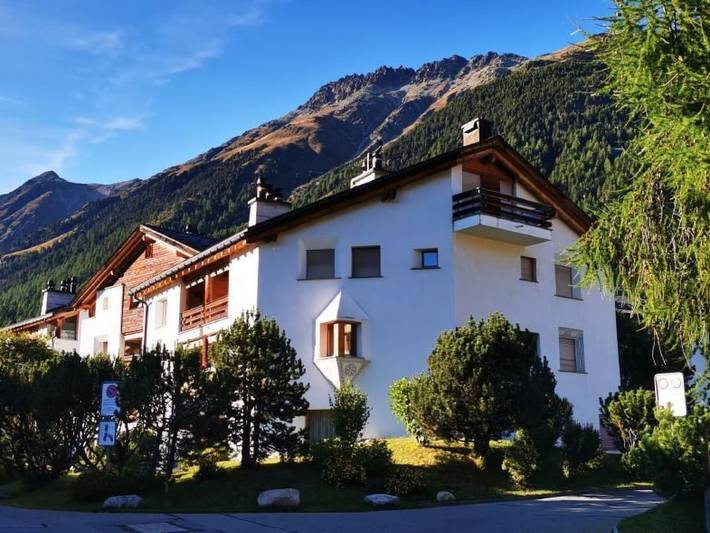 Ferienwohnung für 6 Personen, mit Balkon und Garten sowie Ausblick
