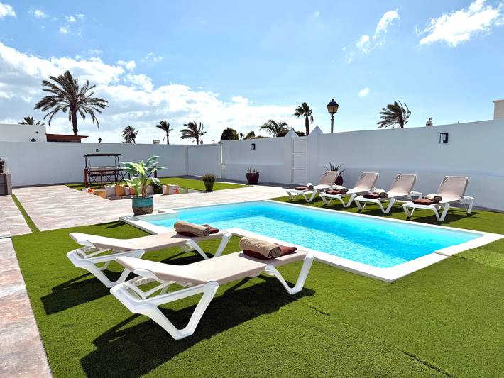 Chalet para 12 personas, con jardín, Se admiten mascotas en Lanzarote - 3