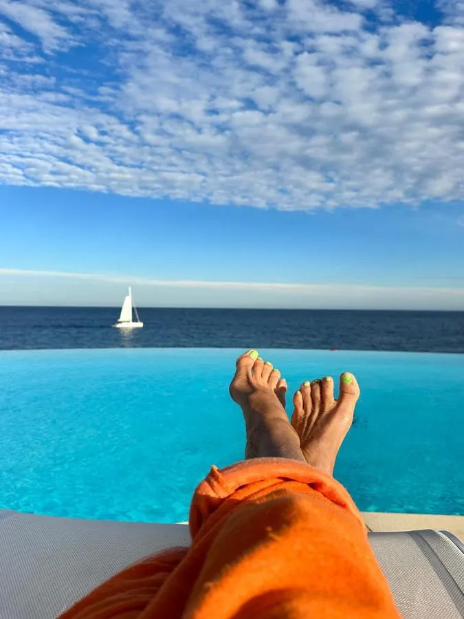 Ferienwohnung für 4 Personen, mit Pool und Ausblick sowie Garten - 1
