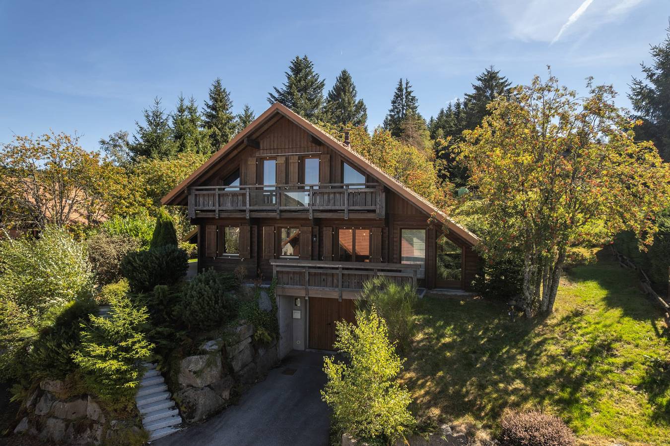 ✨ Chalet Plénitude – 8 Personen • 4 Schlafzimmer • Holzofen • Ruhige Lage i in Gérardmer, Regionaler Naturpark Belchen der Vogesen