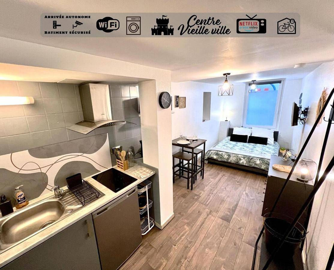 Appartement entier, Montbel'appart Studio Central tout équipé in Montbéliard, Doubs
