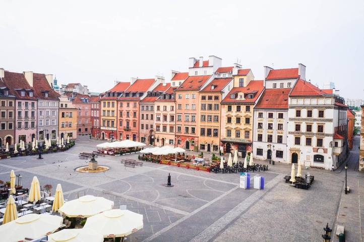 Loft dla 8 osób, z widok w Warszawa