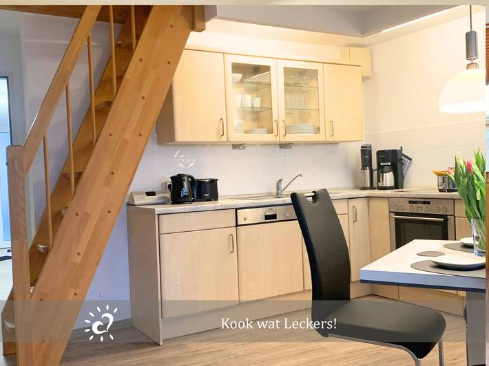 Ferienwohnung für 4 Personen, mit Balkon und Terrasse sowie Seeblick in Dorum - 2