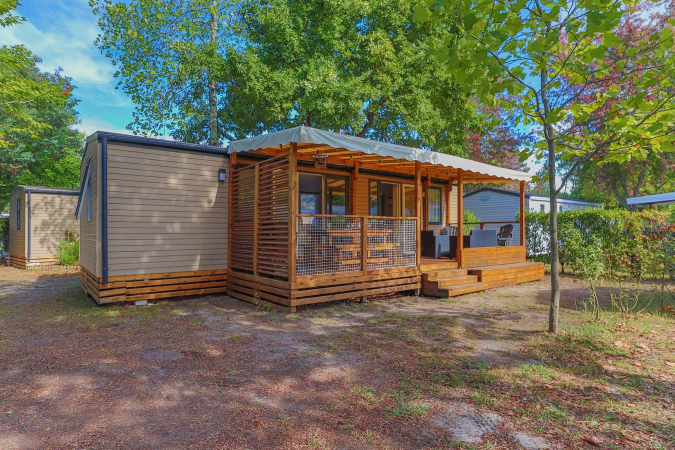 Mobilheim Biscarrosse-Lac für 6 Personen – Vermietung in Biscarrosse, Côte d’Argent