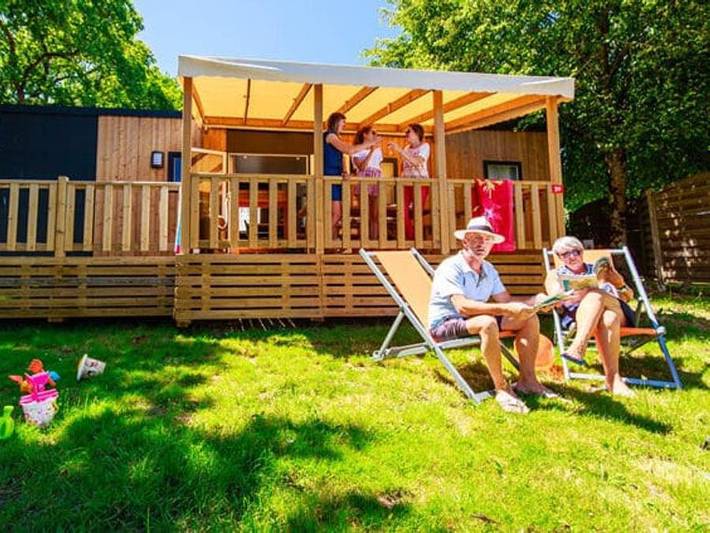 Mobil home pour 8 personnes, avec bassin pour enfant à Saint-Molf - 2