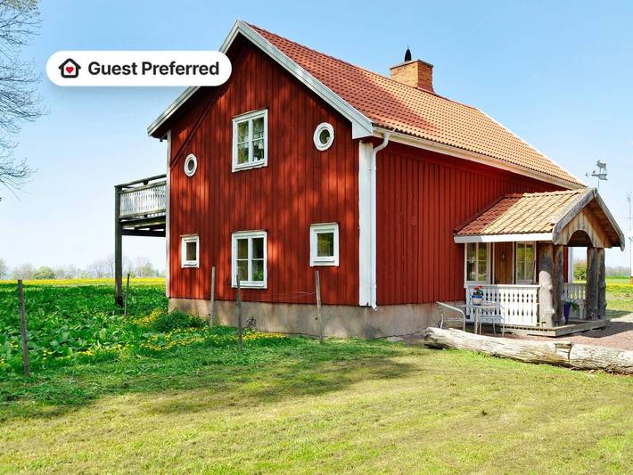 Ferienhaus für 8 Personen, mit Terrasse, kinderfreundlich in Schweden