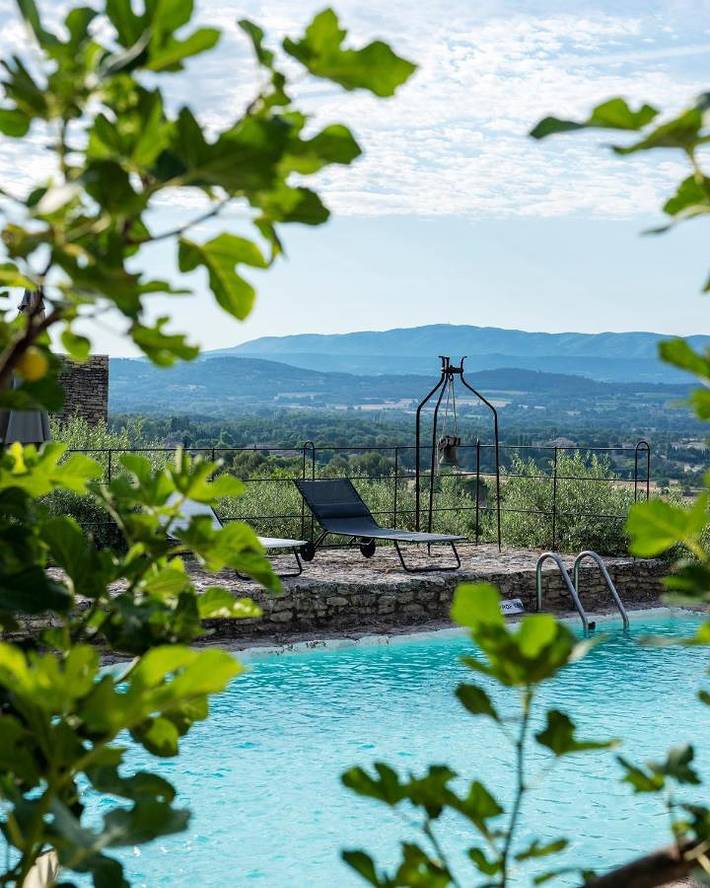 B&b per 2 persone, con Terrazza e Giardino nonché Piscina e Panorama a Gordes