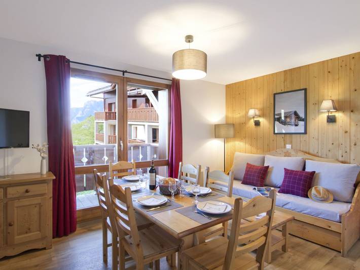 Location de vacances pour 6 personnes, avec terrasse et sauna, animaux acceptés à Valmeinier - 4