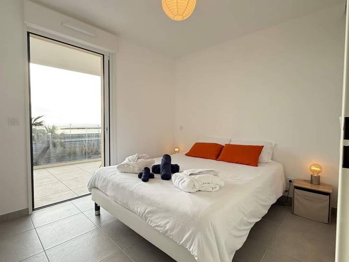 Gîte pour 2 personnes, avec balcon/terrasse, adapté aux familles dans Casino de Valras Plage - 3