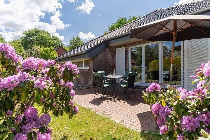Bungalow für 2 Personen, mit Terrasse und Garten