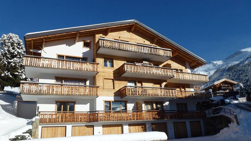 Chalet pour 6 personnes, avec balcon et vue à Verbier